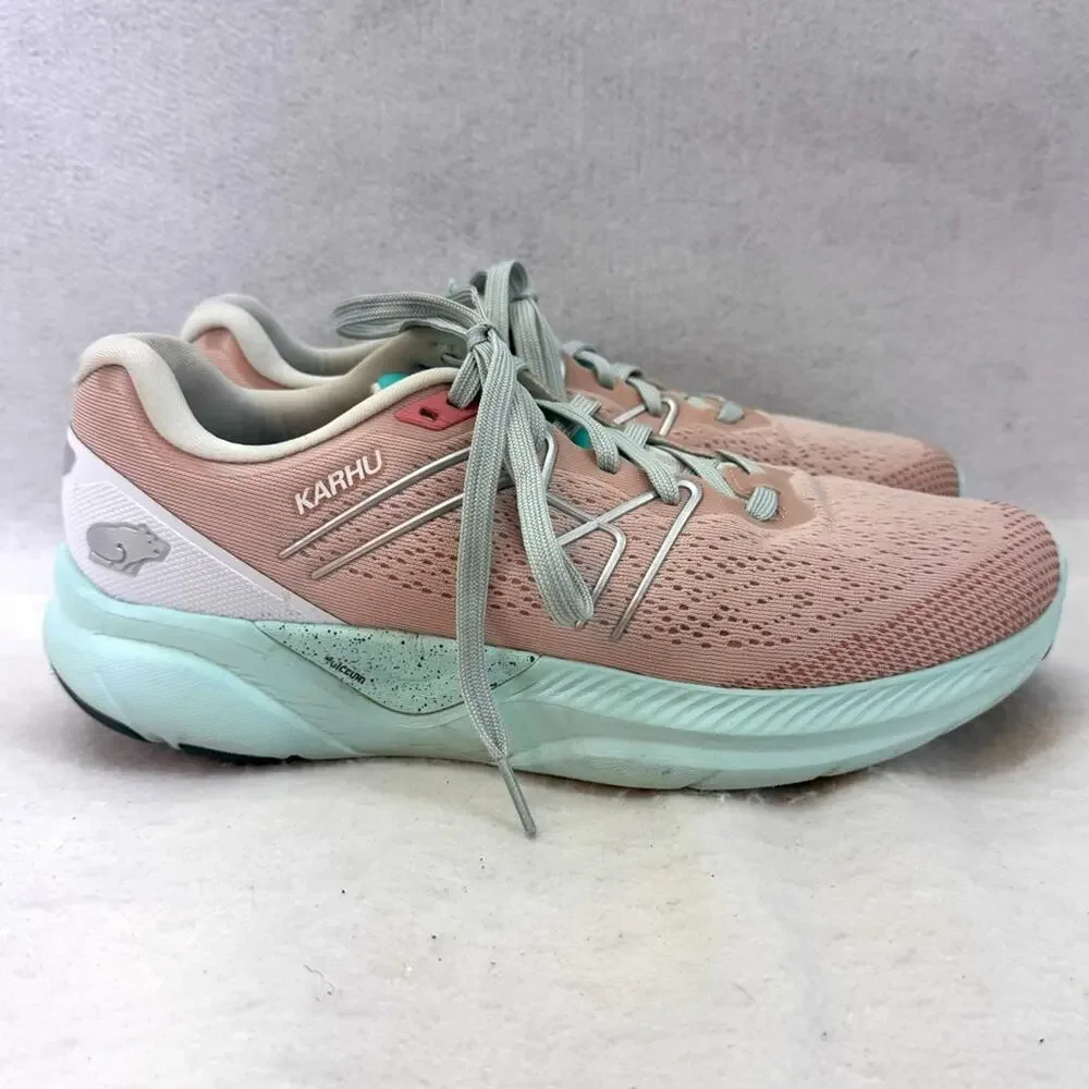 Women’s Karhu Fusion 3.5 Running Shoes ORTIX Pink & Teal Sneakers size 10.5